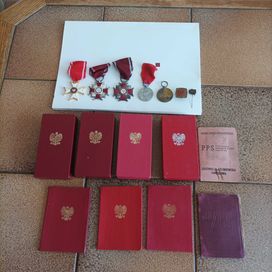 Medale odznaczenia państwowe z PRL-u