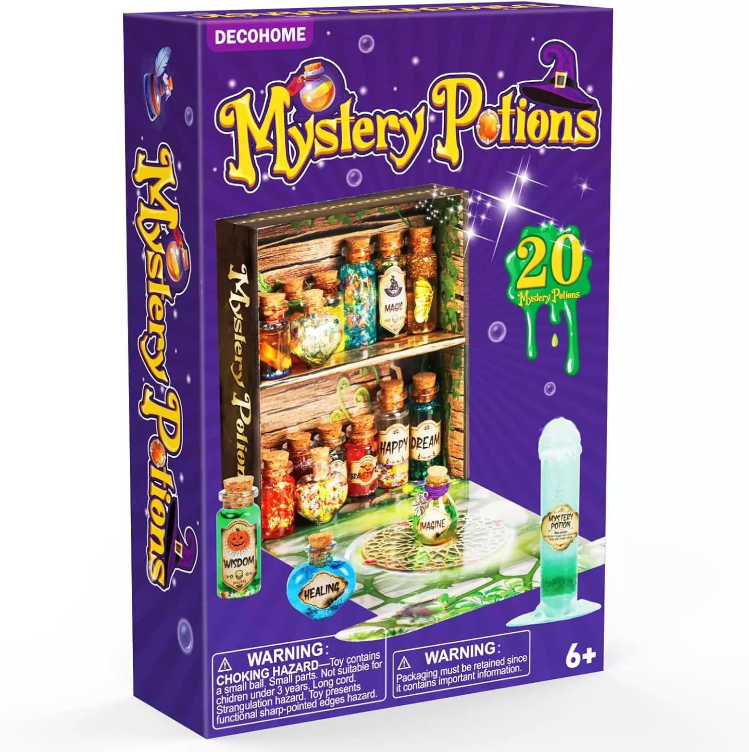 DECOHOME KREATYWNY MAGICZNY ZESTAW robienia mikstur czarodzieja