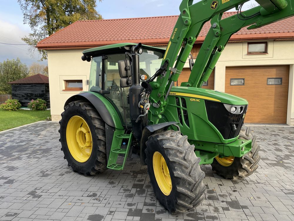 John Deere 6115 RC 2018R Jak Nowy! Ładowacz czołowy JD 603R Pneumatyka