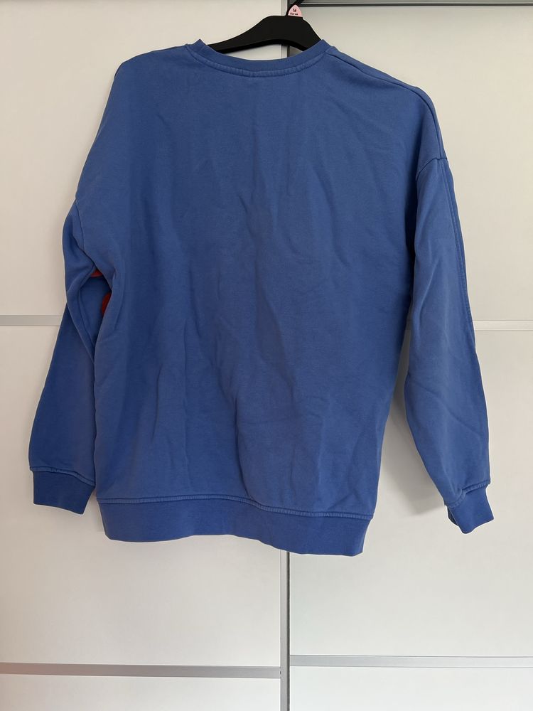 Bluza oversize męska bluza dresowa Zara crewneck koszykówka
