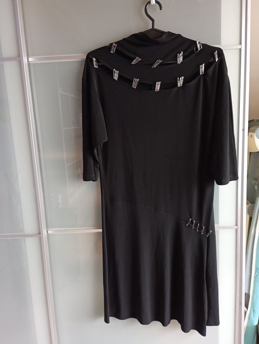 Sukienka damska czarna rozmiar 40