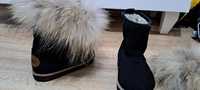 Nowe śniegowce emu Lattante zimowe czarne futerko