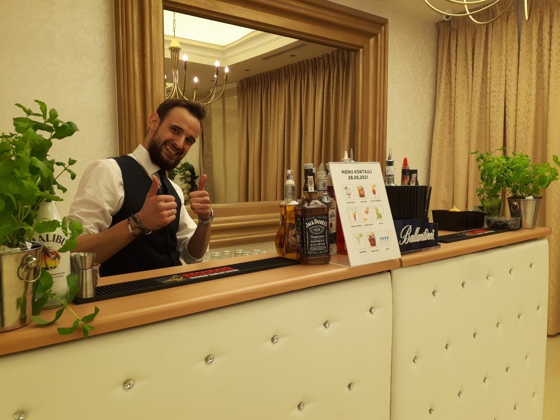 BARMAN na wesele, Drink bar na wesele, drinki, Wesele lublin, pokaz