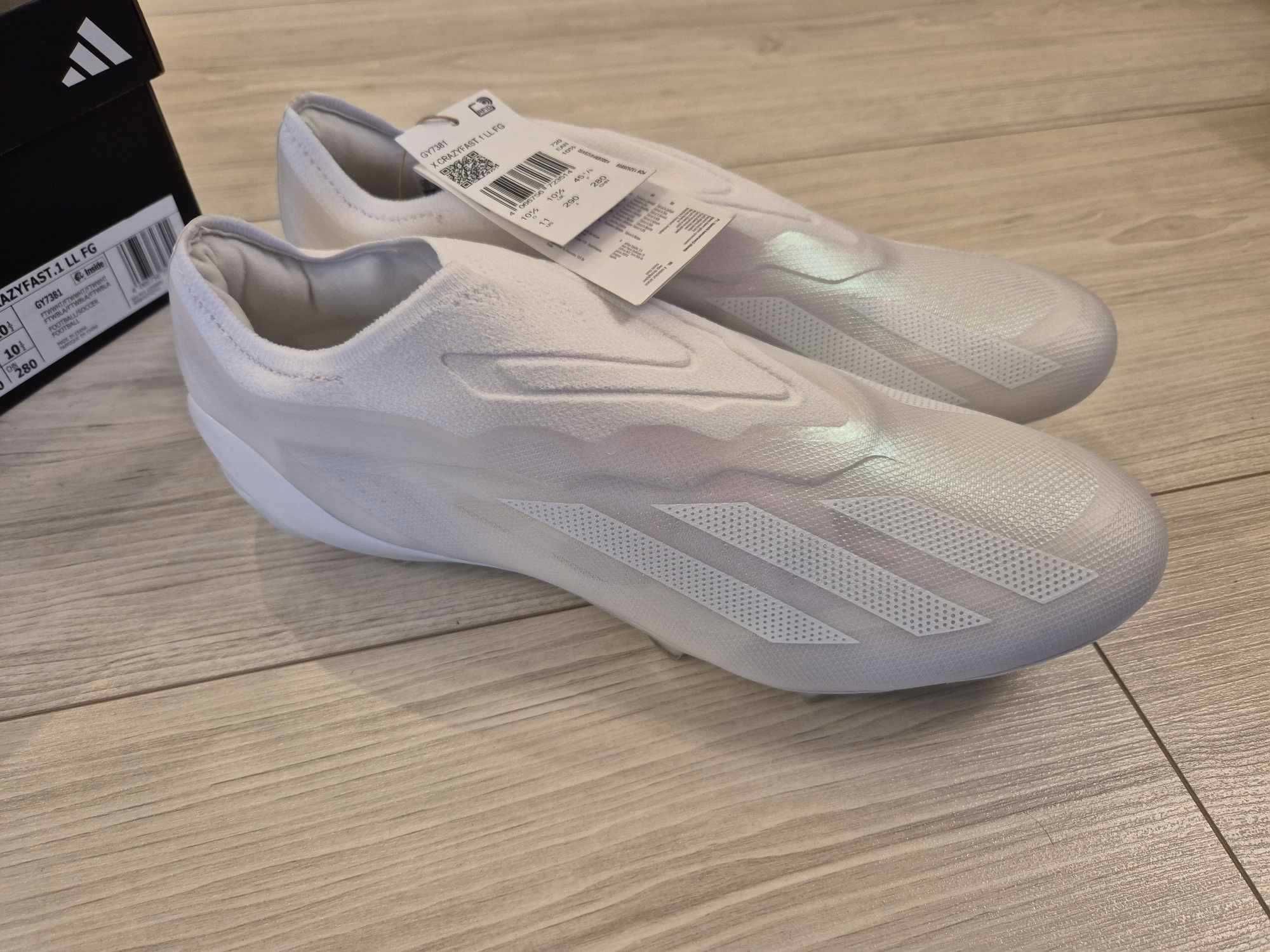 Profesjonalne korki adidas X Crazyfast.1 LL FG GY7381 rozmiar 45 1/3