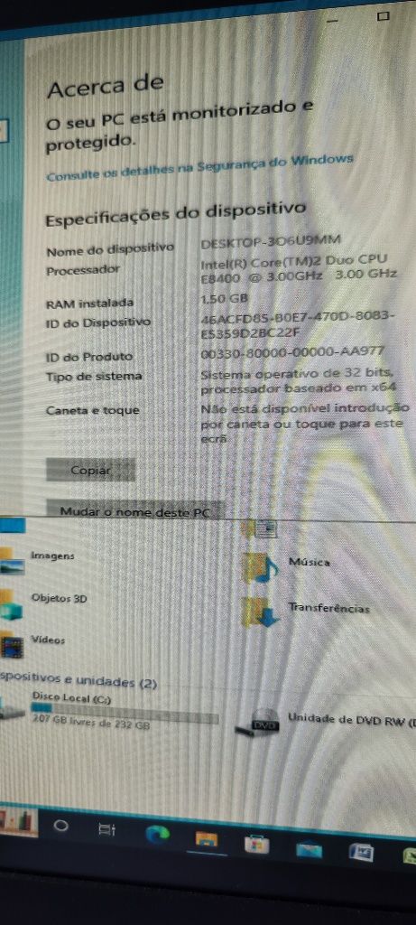 Computador Windows 10