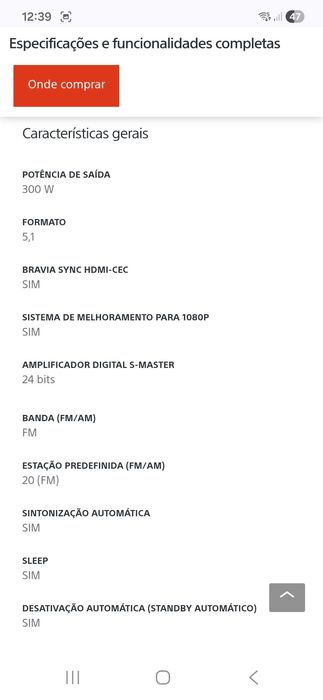 Home cinema sony dav tz140