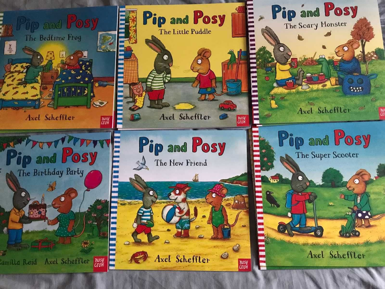 Pip Posy Axel Scheffler. Шусть, Чик, супер книги для дітей англійською