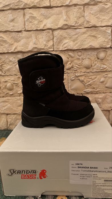 Зимові чоботи сноубутси  (черевики)Scandia для хлопчика