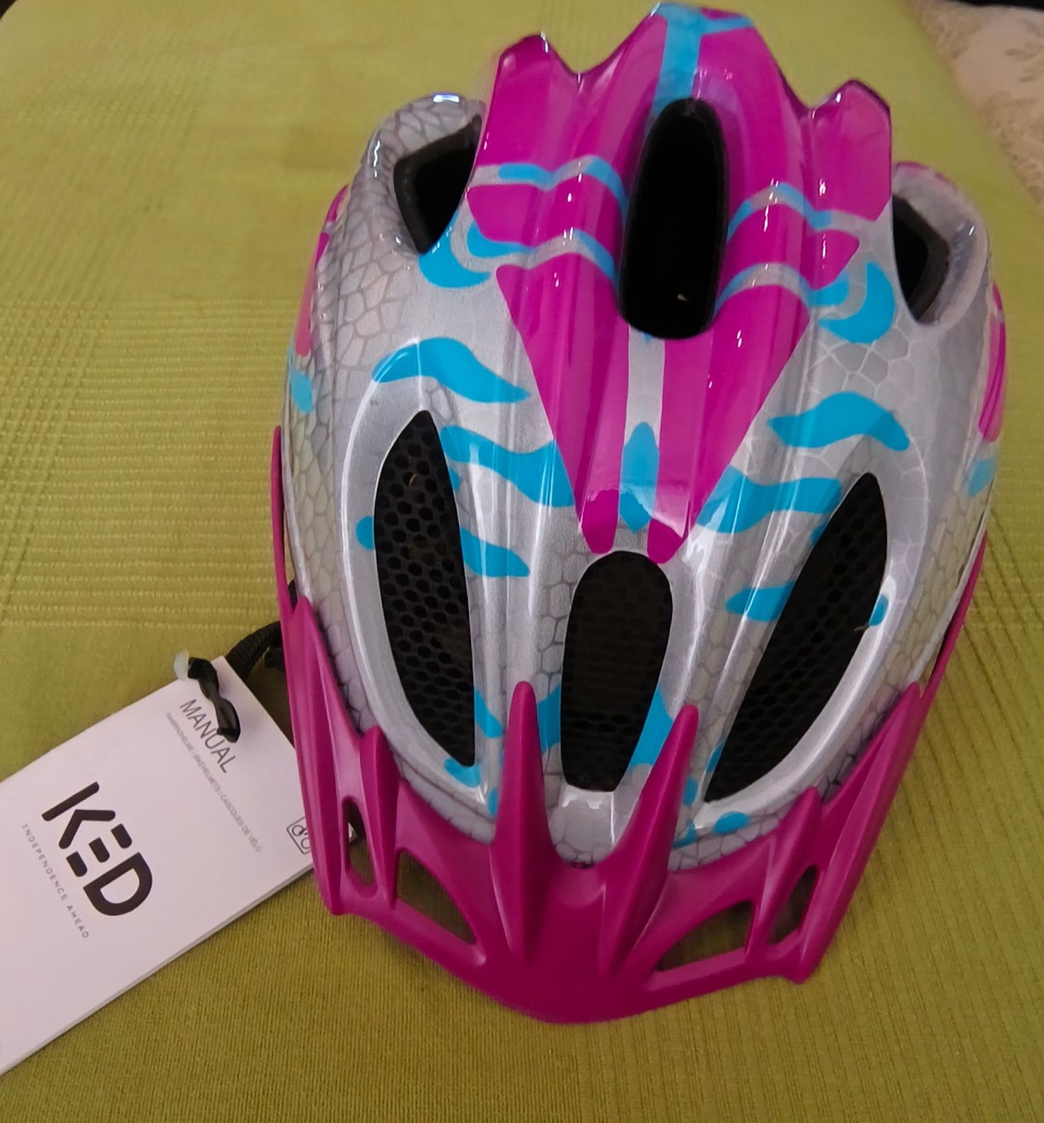 Nowy kask rowerowy KED Meggy II K-Star junior M 52-58