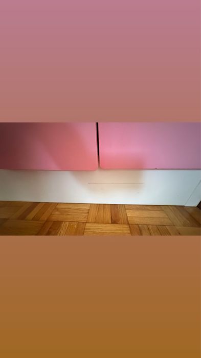 Estudio ikea para menina com colchao