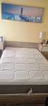 Cama de casal c/ colchão, comoda e secretaria