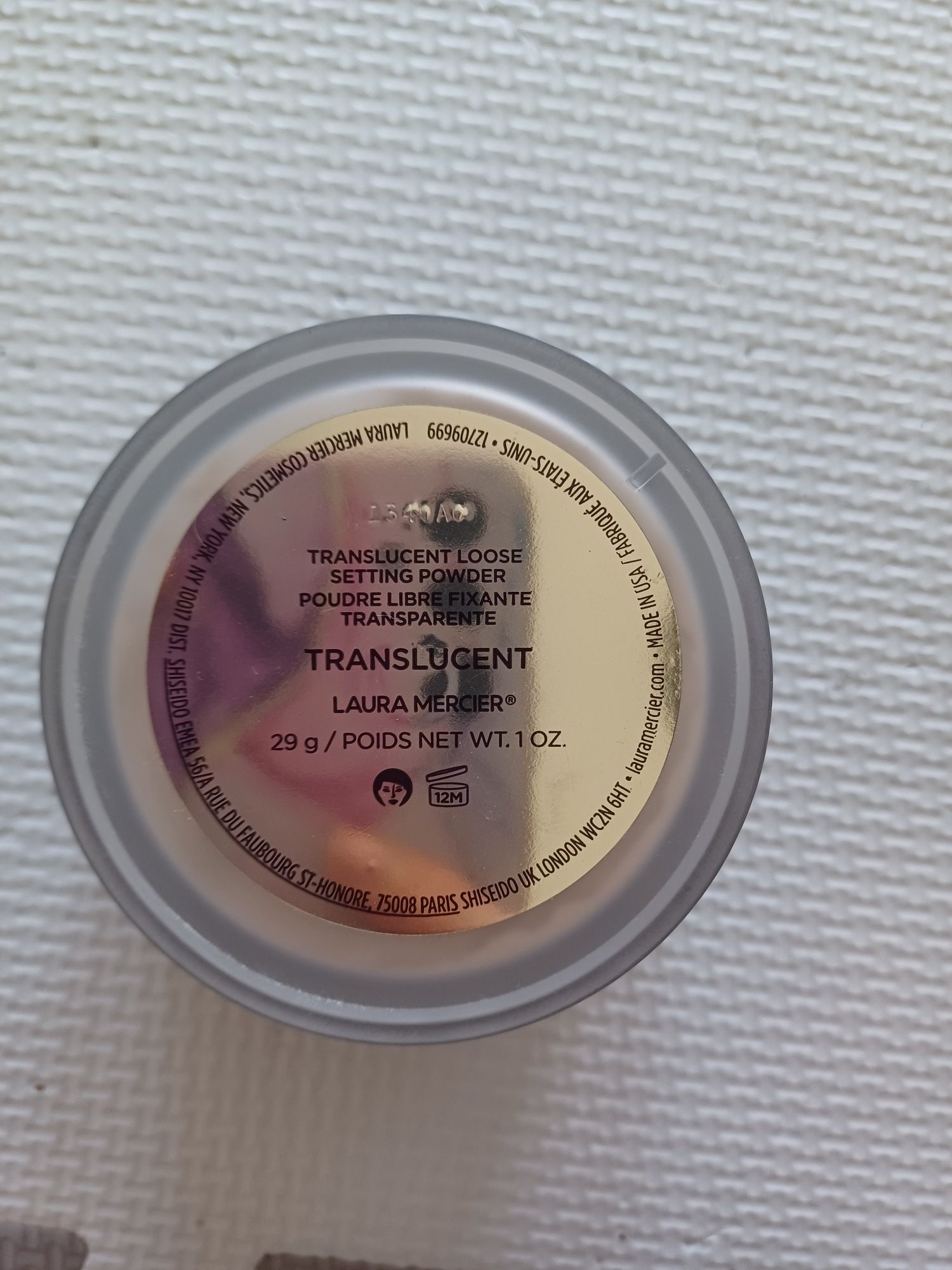 Laura Mercier - Translucent Loose Setting Powder
Translucent
Pielęgnac