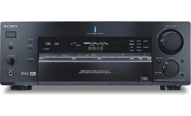 Amplificador Sony alta fidelidade STR DB-1070  Dolby Digital DTS 600W