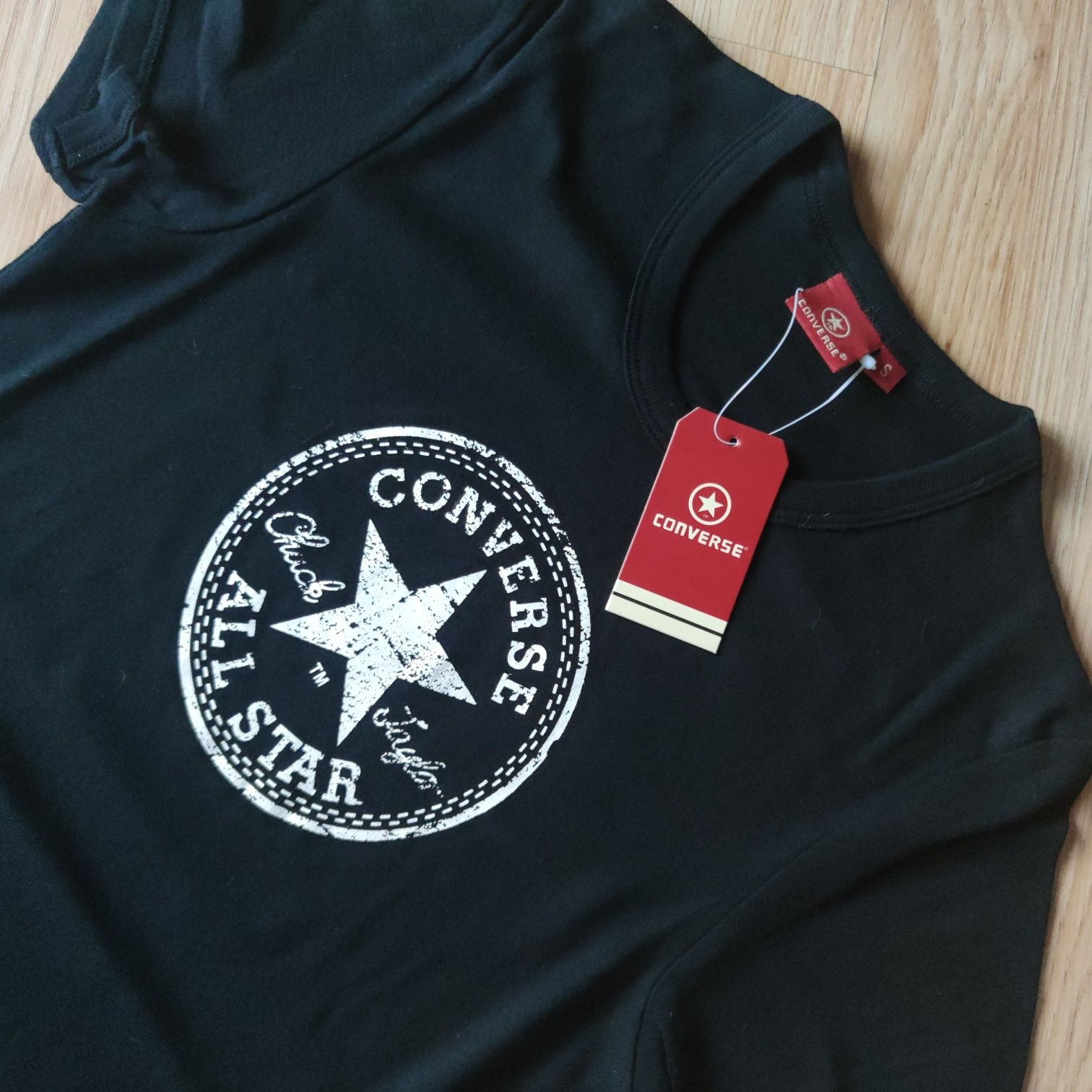 Converse bluzka czarna S t-shirt