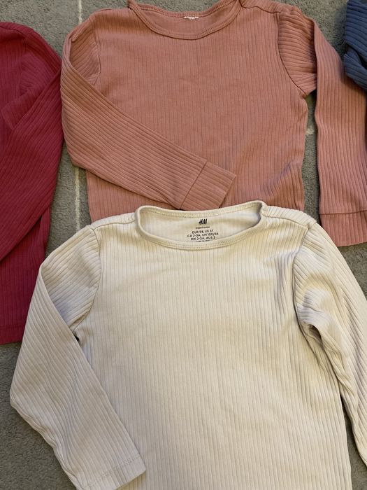 Duzy zestaw w prążek z h&m r.98