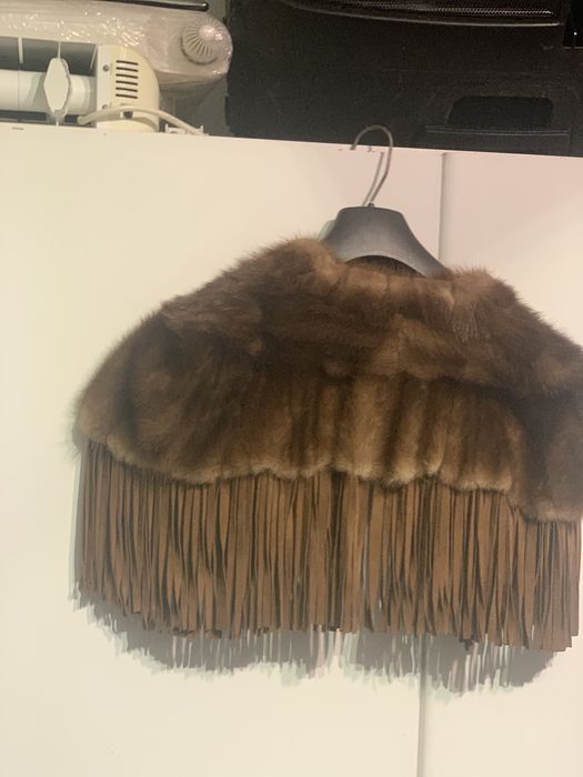 Estola em pele verdadeira