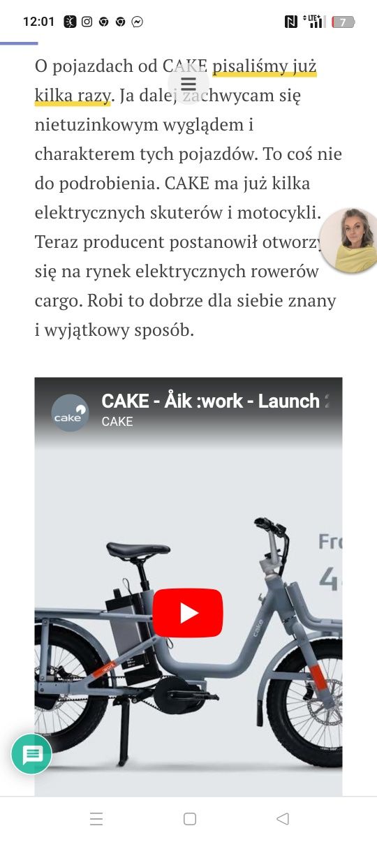 Rower elektryczny cake aik mega okazja. Najdroższe rowery świata,opis