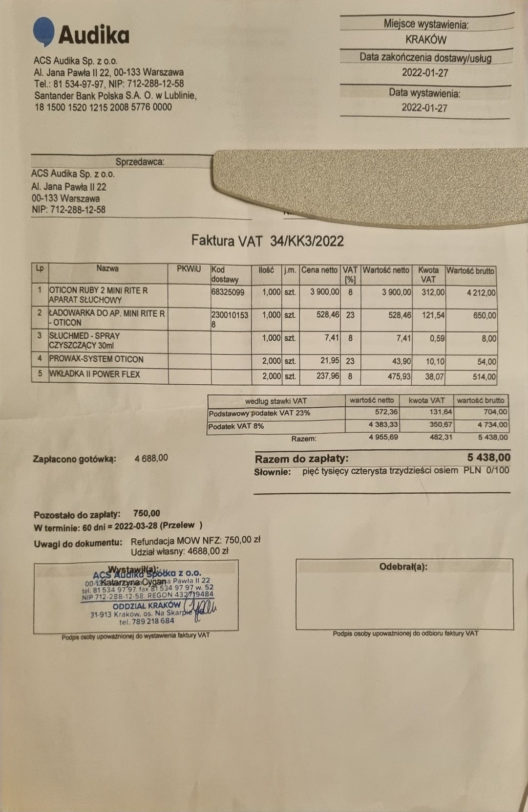 Aparat słuchowy Oticon NOWA CENA