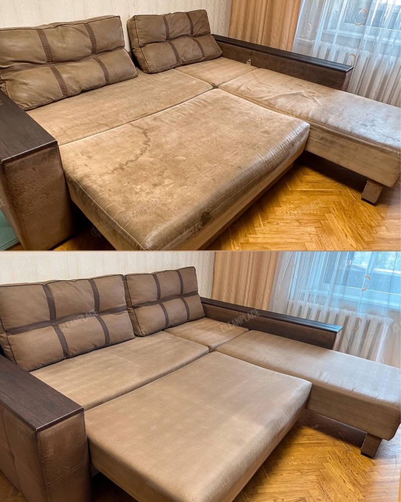 CLEANPLACE Хімчистка мʼяких меблів Київ / Химчистка мягкой мебели Киев
