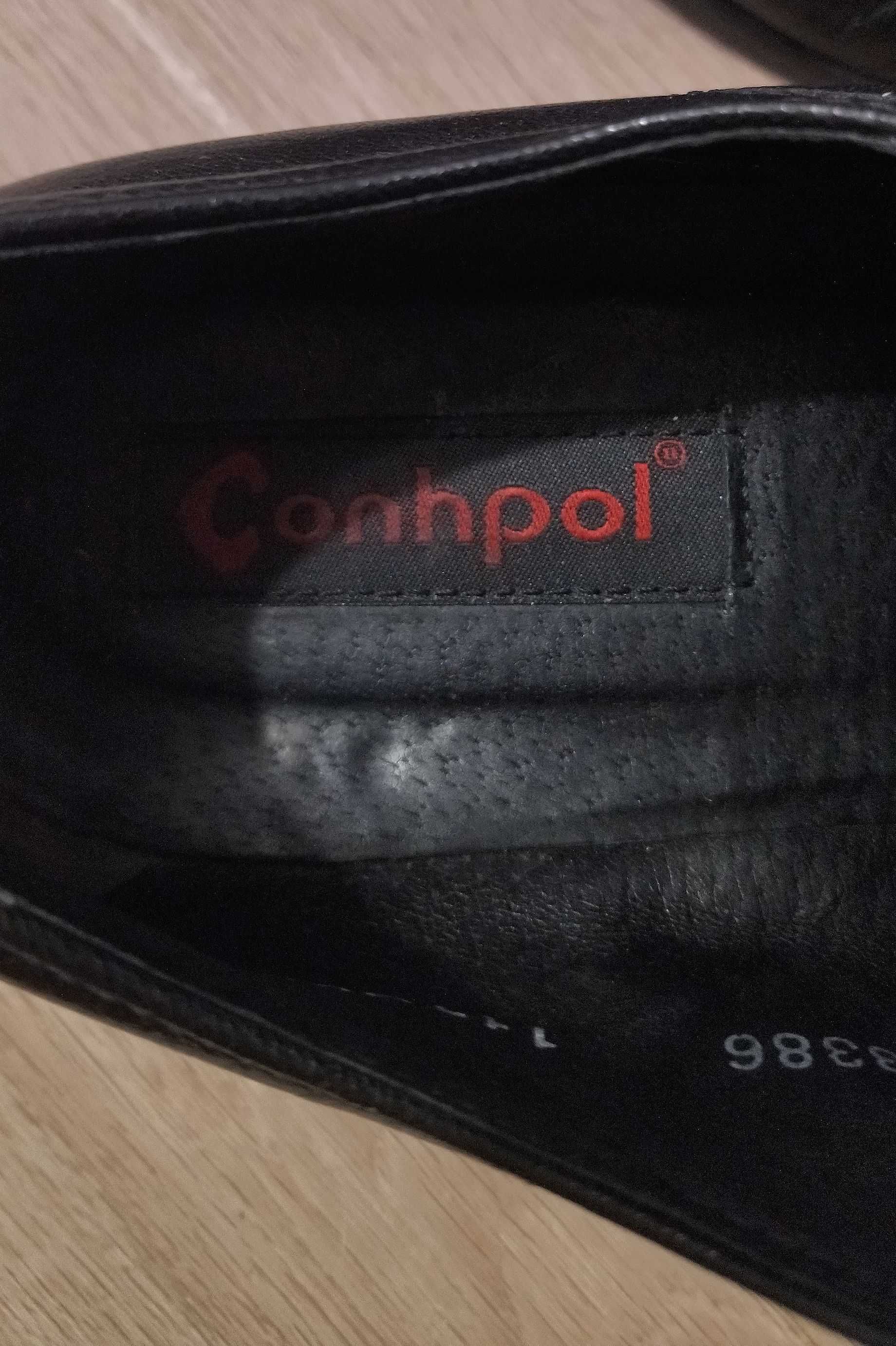 Кожаные туфли мужские модельные Conhpol C-3386 43 р.