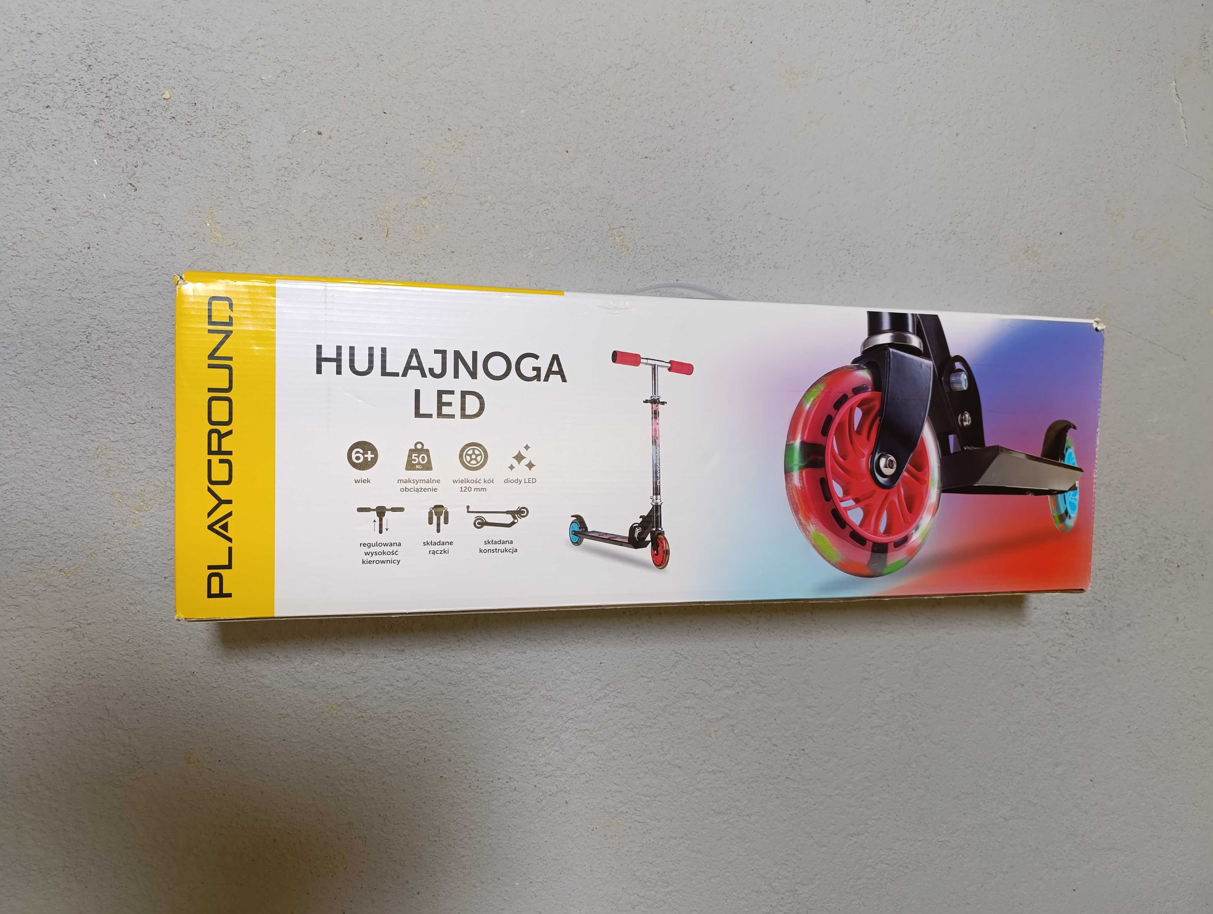 NOWA hulajnoga LED świecące kółka dla dzieci - PlayGround do 50kg