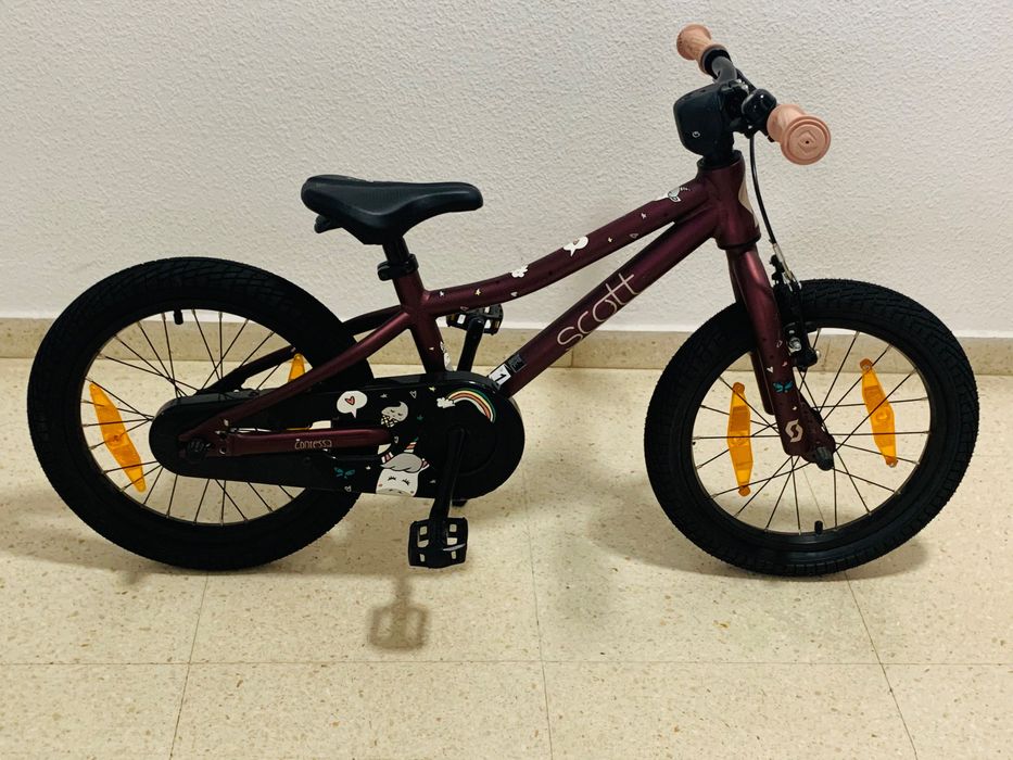 Bicicleta infantil SCOTT Contessa 16” Como nova