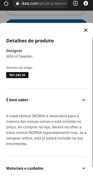 Vendo trave central IKEA