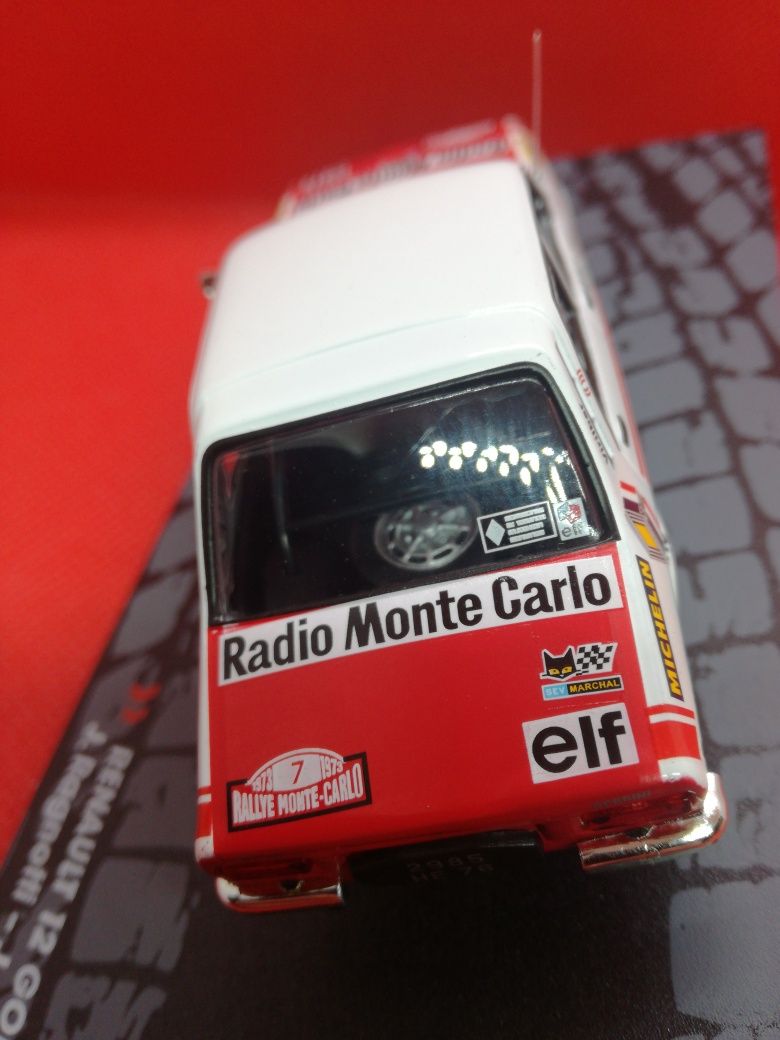 N.157 Miniaturas Renault 12 e Simca 1000 Rally Monte Carlo 1973 novos