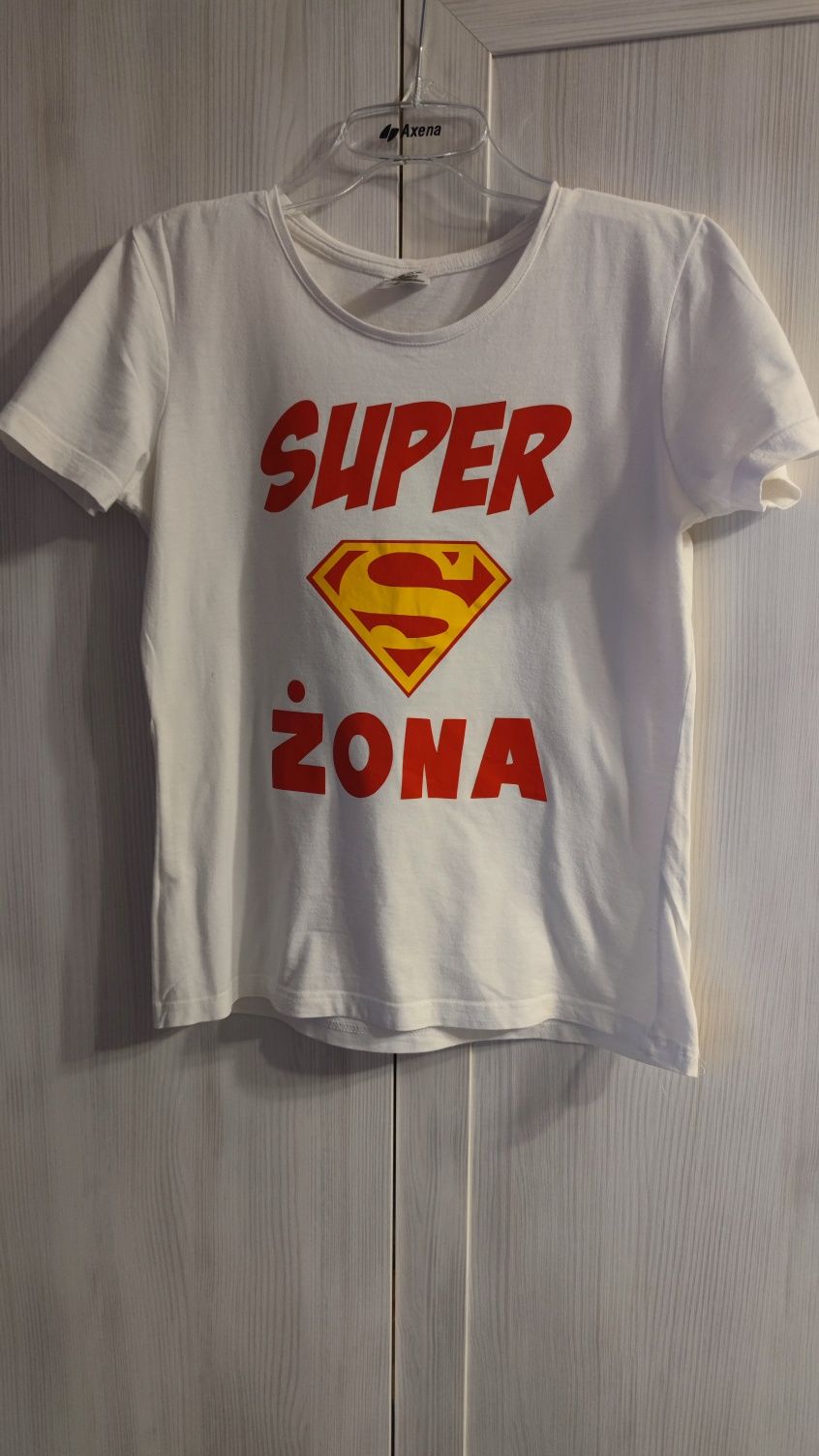 T-shirt super żona rozmiar M