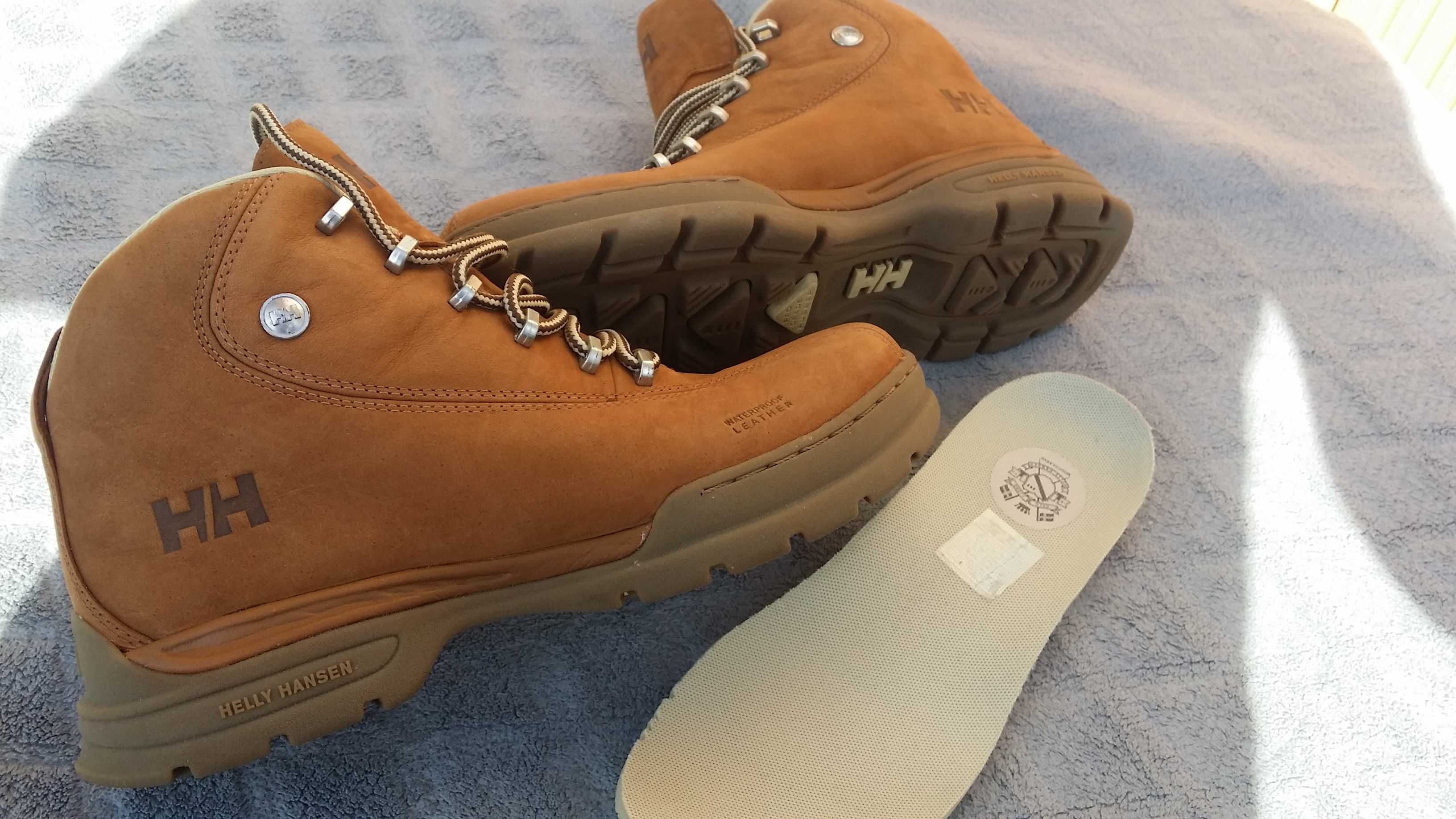 Helly Hansen, Nowe buty trekingowe jak Ecco, Geox. Brązowe rozm 38,5