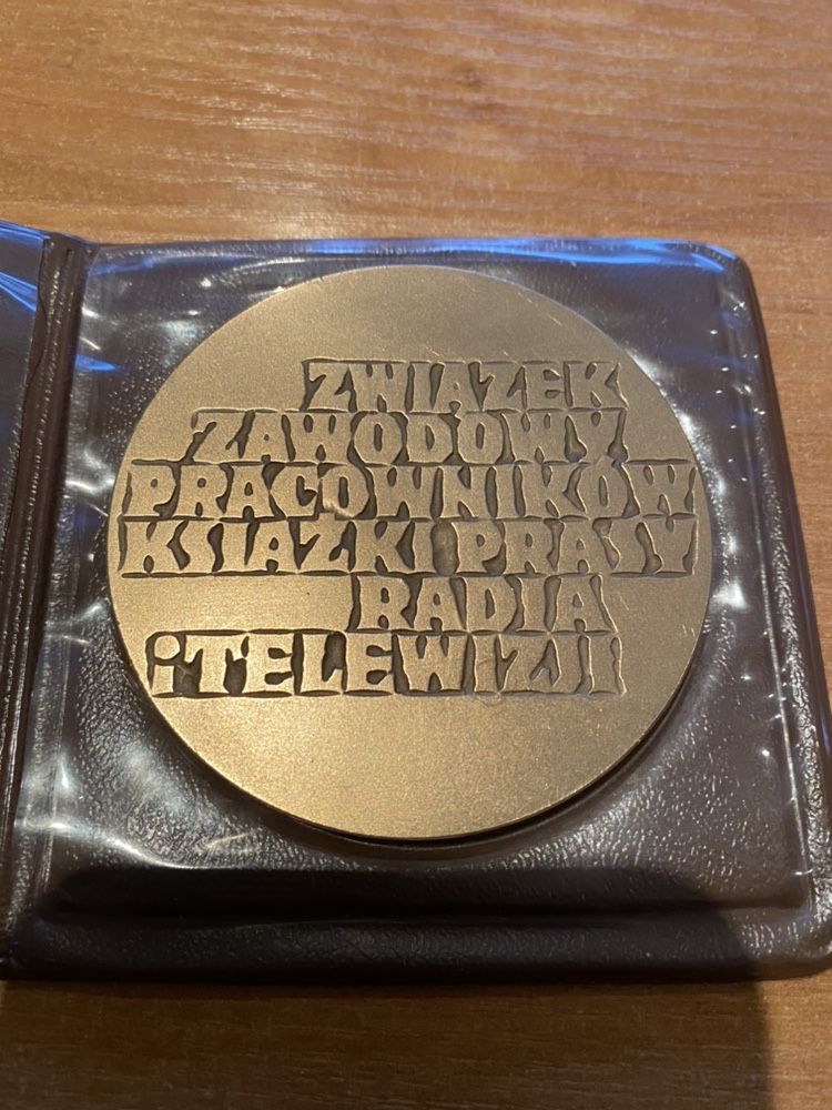 Medal Związek Zawod. Prasa, Książka , Radio i TV 1981. Mennica Państaw