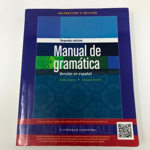Manual de gramática Zulma Iguina Eleanor Dozier Podręcznik nauczyciela