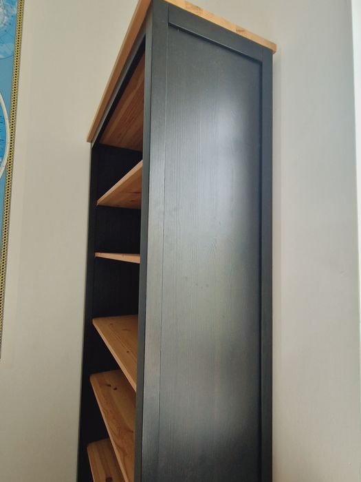 Biblioteczka regał Hemnes Ikea czarnybraz lita sosna