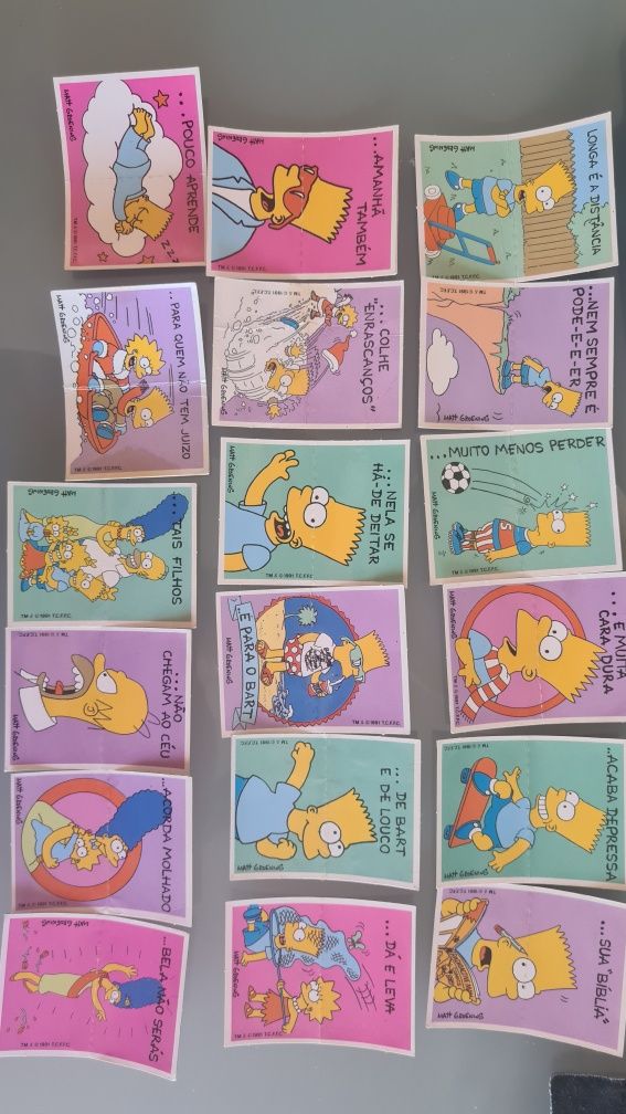 Cromos Simpsons da Bollycao