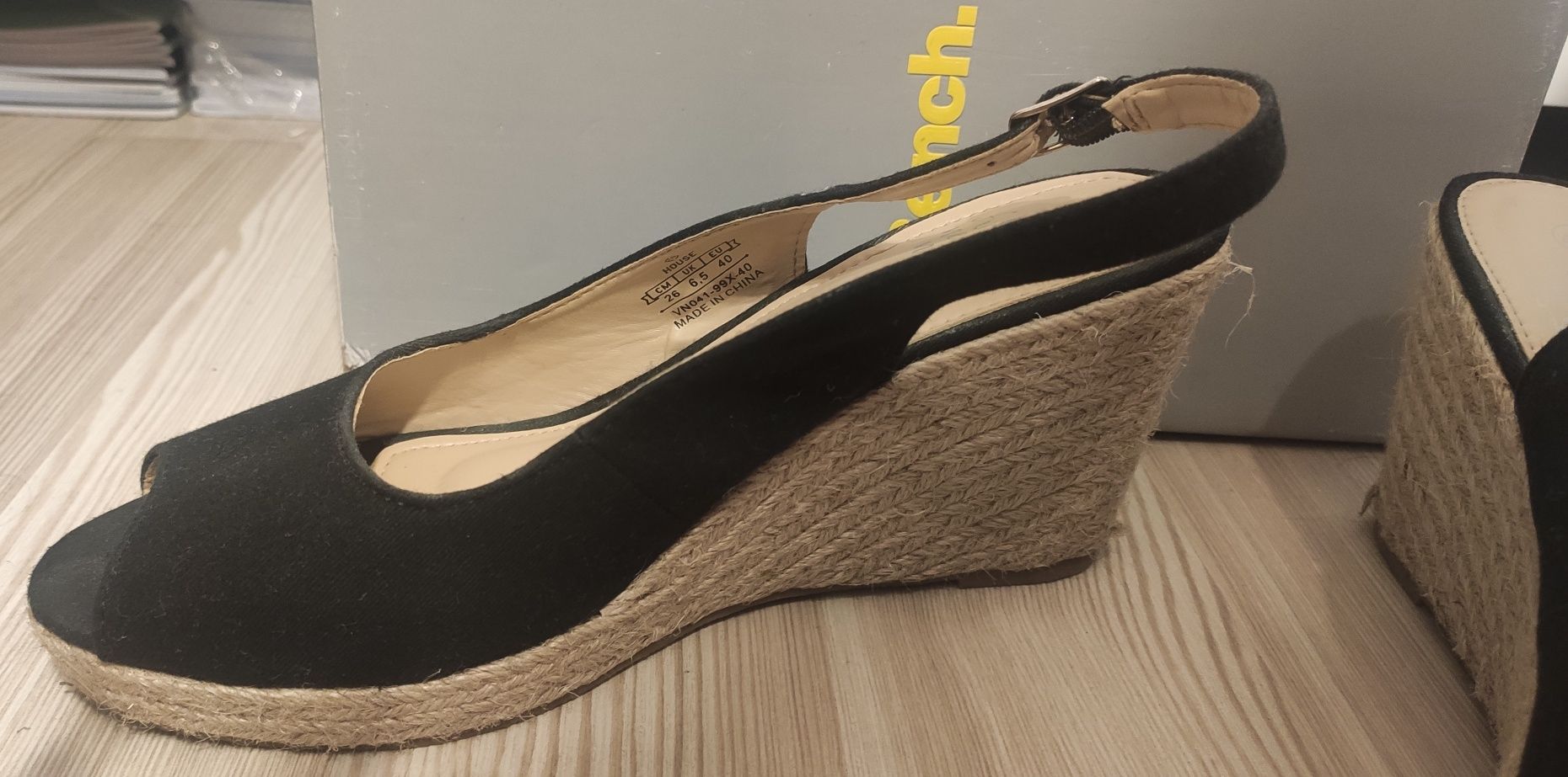 Espadryle na koturnie house rozmiar 40