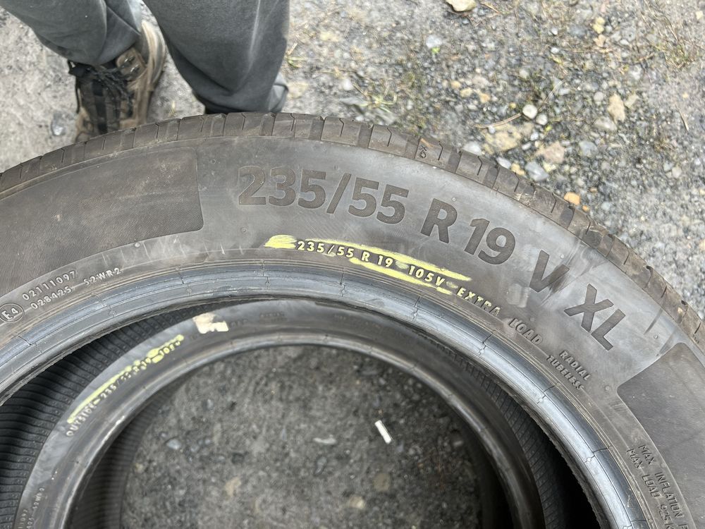 4xopona letnia CONTINENTAL w rozmiarze 235/55 R19 - conti sailent