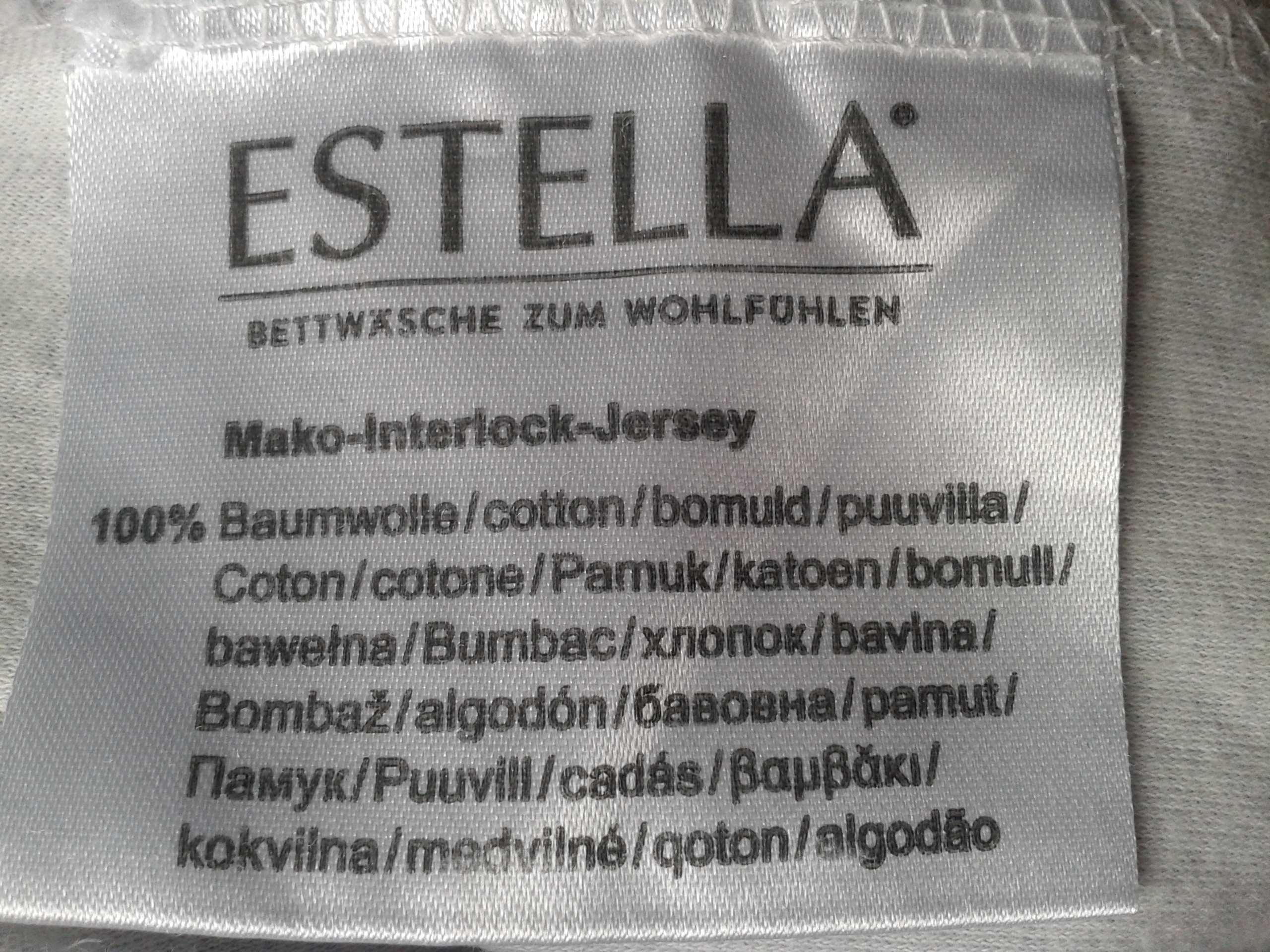 pościel Estella, Mako Jersey, poszwa + dwie poszewki, 100% bawełna