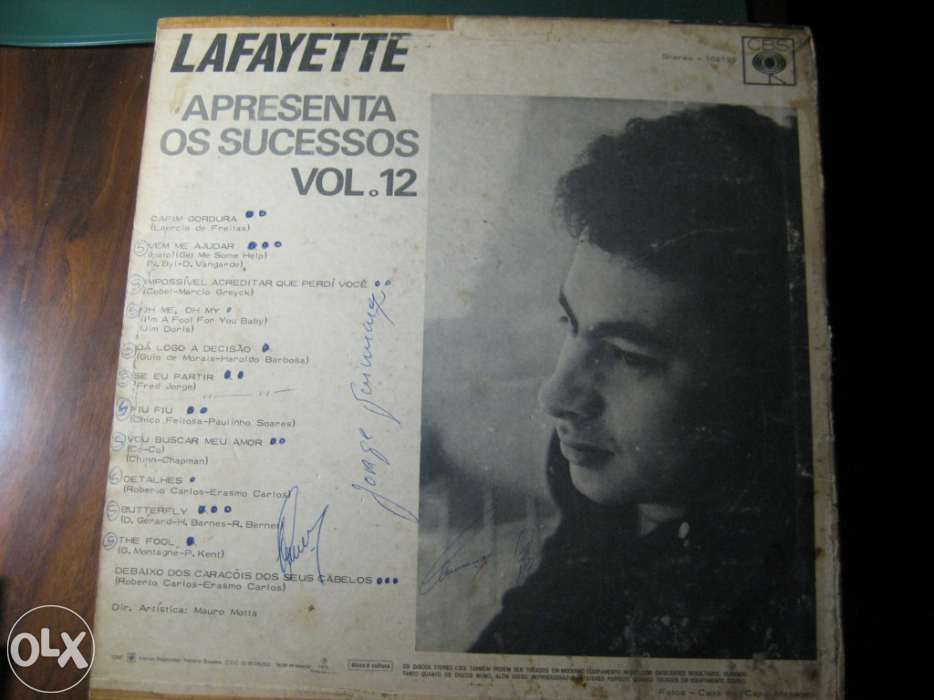 Lafayette Apresenta OS Sucessos, Vol 12 - LP