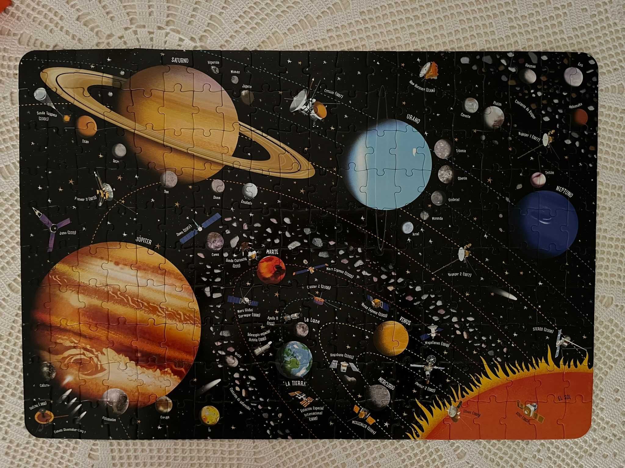 Puzzle El Sistema Solar (200 peças), Usborne