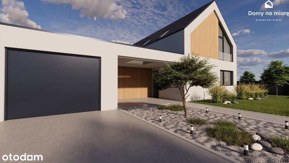 Nowoczesny dom wolnostojący pod Poznaniem - Sierosław