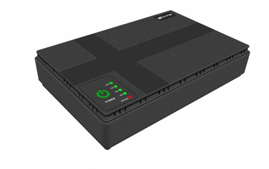 Бесперебойник для роутера 5/9/12/24 в mini ups 12000 mAh, 36 W