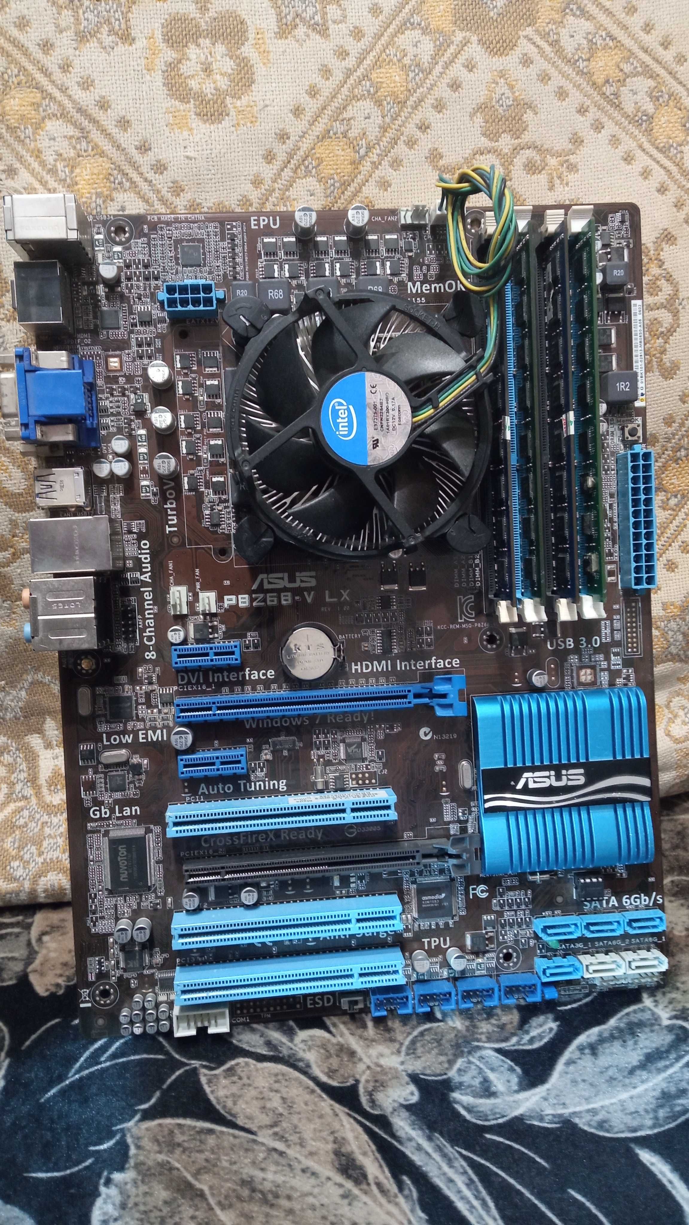 Материнская плата s115/Z68-I5 2500/8GB/DDR3