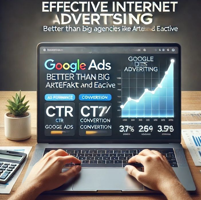 Skuteczna reklama w Google Ads - 12 lat doświadczenia, napisz do mnie!