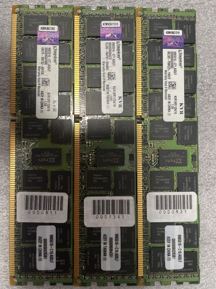 DDR 3 16Gb 1600 ECC REG Kingston