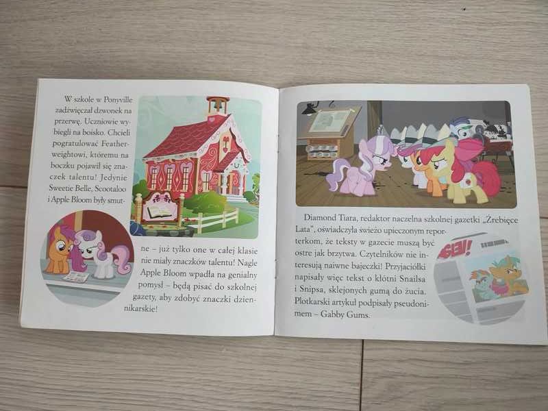 Książka dla dzieci bajki My little pony Sekrety Ponyville