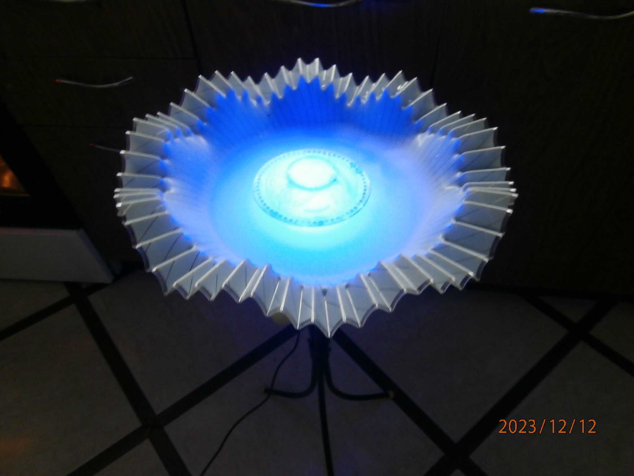 Nawilżacz ultradźwiękowy separator mgły LED z misą i stojakiem