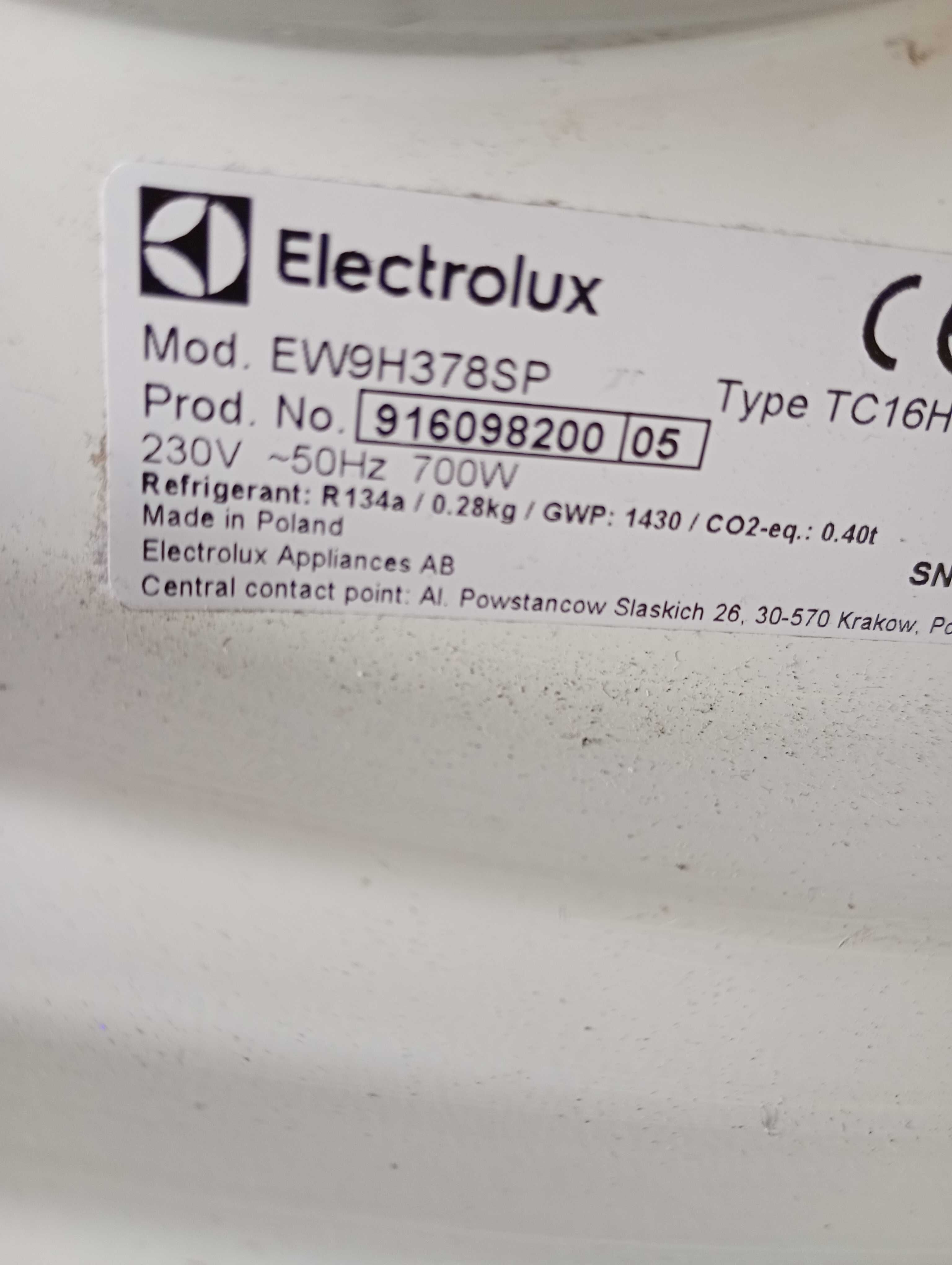 Suszarka elektrolux