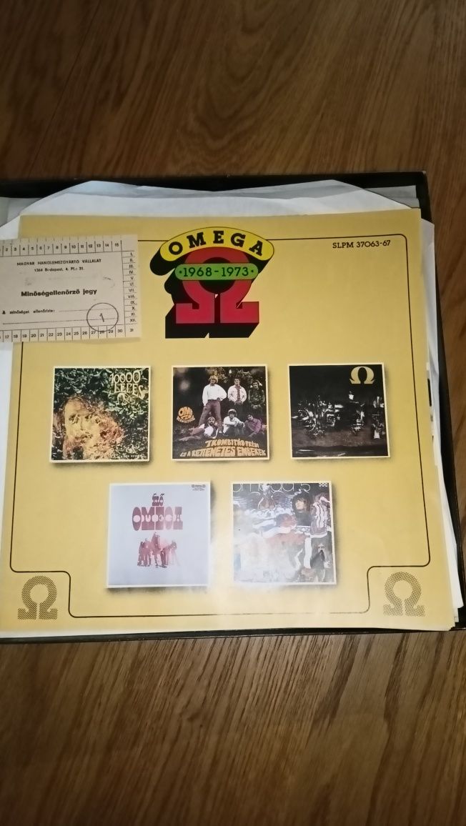 OMEGA 5LP box . Węgry. Hungary.