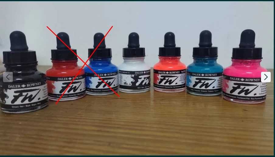 Vendo Tintas Aerografia Novas