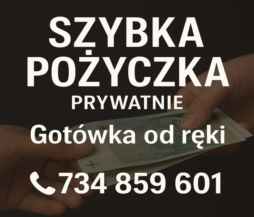 Prywatna Pożyczka od RĘKI - Oferta Prawdziwa - Tylko ŁÓDZKIE